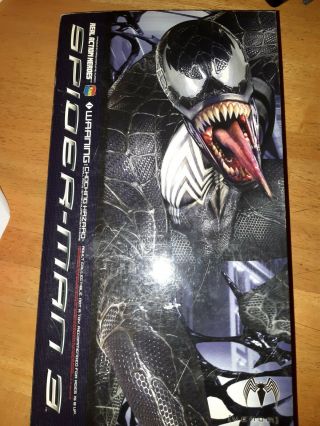 2007 Venom Spider - Man 3 Marvel Comics Universe Medicom Rah Figure 12 "