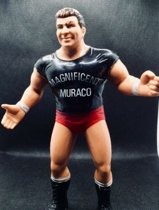 1986 Ljn Magnificent Don Muraco Wwf Rubber 8 " Wrestling Figure Vintage