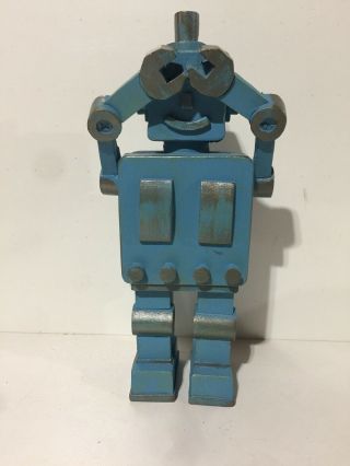 Three Hands Corp Robot Figure Blue