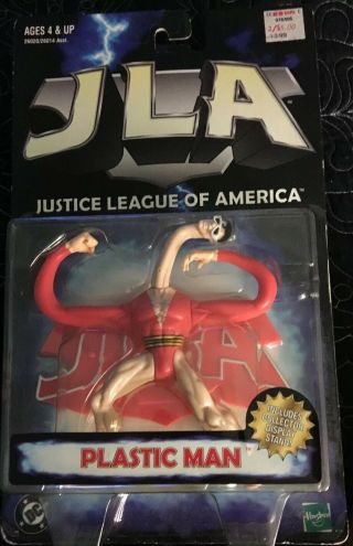 Jla Plastic Man Action Figure Moc Hasbro 1999 Justice League Of America