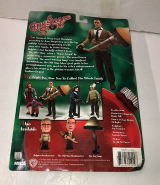 A Christmas Story Movie The Old Man Action Figure Leg Lamp NECA 3