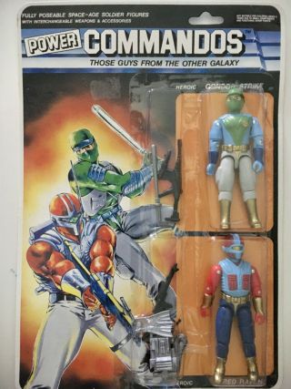 G.  I.  Joe / Power Commandos / 1992 / Condor Strike And Red Laser / Mosc