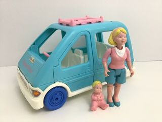 Fisher Price Dream Doll House Loving Family 1993 Van Suv With Figures