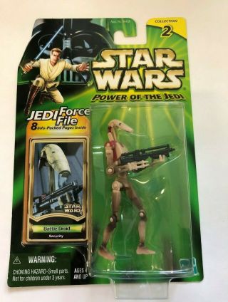 Star Wars Power Of The Jedi Battle Droid Security Moc