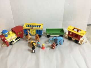 Fisher Price Vintage Little People Play Circus Train 991 - Complete