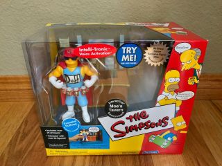 Playmates The Simpsons Wos Interactive Playset - Moe 