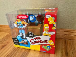 Playmates The Simpsons WOS Interactive Playset - Moe ' s Tavern Duffman - MIB 3