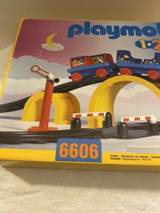 Playmobil 123 Train & Bridge Tracks Set 6606 1998 2