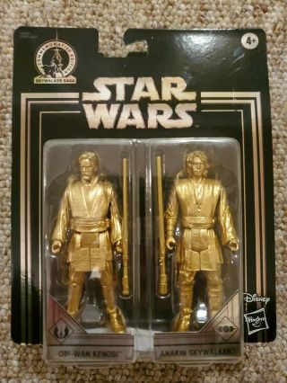 Obi - Wan Kenobi & Anakin Skywalker Star Wars Gold 2005 Commemorative Edition