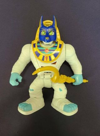 2016 Fisher Price Imaginext Mummy King Action Figure W/ Gold Staff