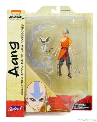 Diamond Select Avatar The Last Airbender: Aang (deluxe Version) In Hand