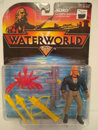 Waterworld Nord With Bazooka And Crab Kenner 4 " Figure Toy Vintage 1995