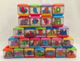 Fisher - Price Peek - A - Blocks Alphabet A - Z Letter Blocks