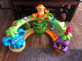 Fisher Price Go Baby Go Crawl And Cruise Musical Jungle - Missing Yellow Mirror