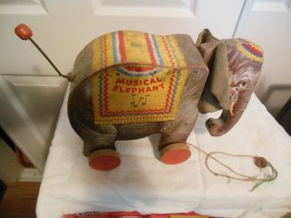 Fisher Price Musical Elephant Pull Toy