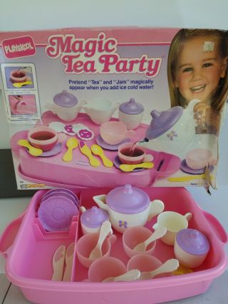 Playskool Color Change Magic Tea Party 1991 90s Toy Almost Complete
