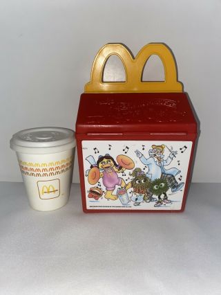 Vintage 1989 Fisher Price Mcdonalds Fun With Food Happy Meal Set Complete