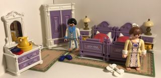 Playmobil Victorian Dollhouse 5325 Bedroom Furniture Complete Set Collector Ownd