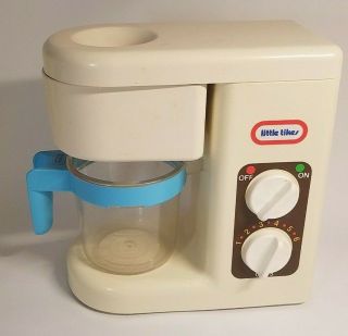 Htf Vintage Little Tikes Play House Coffee Maker And Carafe Pot Water