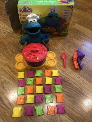 Play - Doh Sesame Street Cookie Monster Letter Lunch Vintage Alphabet (missing Y)