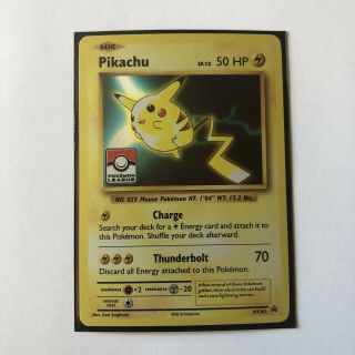 Pokemon Tcg Pikachu Xy202 Holo Black Star Promo Pokemon League Stamp