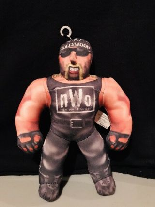 Nwt Body Bashers Hollywood Hulk Hogan 8 " Wrestling Toy Biz Wcw / Nwo