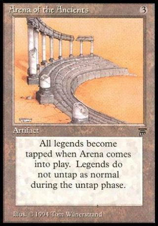 Mtg 1x Arena Of T He Ancients Legends Lp/mp Shipped With Tracking