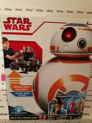 - Star Wars Force Link Bb - 8 Mega Playset 2 - In - 1 Toys Children Pretend Play