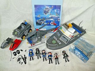 Playmobil 9043 City Action Police Tactical Units Set.  A Few Pc.  Missing - Listed