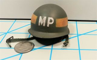 Did Bryan Wwii Us Military Police Metal Helmet 1/6 Toys Soldier Dragon Mp Bbi
