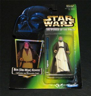 Star Wars Action Figure Ben (obi - Wan) Kenobi On Green Card Moc