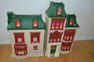 Large Foldout Fisher Price Loving Family Victorian Townhouse Dollhouse