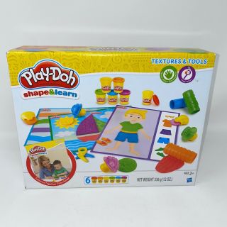 Play Doh Shape And Learn Textures & Tools