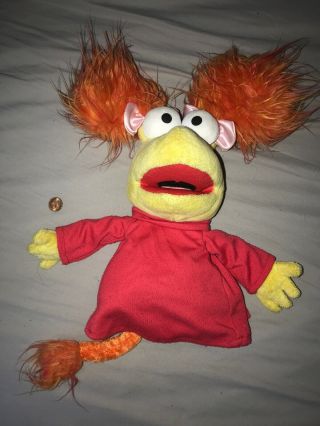 Fraggle Rock “red” Fragile Hand Puppet Manhattan Toy 2009 Muppets Jim Henson