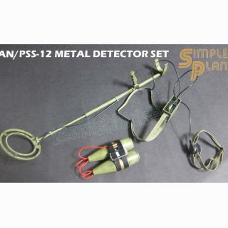 Simple Plan 1/6 Scale An/pss - 12 Metal Detector Plastic Model F 12 " Action Figure