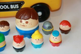 Vintage Little Tikes Step 2 Chunky People with Bus King Dog Alien 3