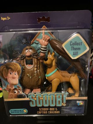 Scoob Movie Scooby Doo & Captain Caveman Figure 2 - Pack By Basic Fun -