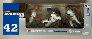 Mlb Jackie Robinson Day Figure 3 - Pack Mcfarlane Toys Griffey Cano 42