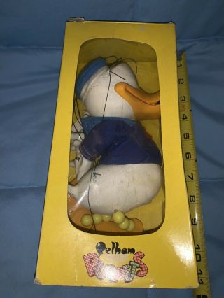 Vintage 1976 Pelham Puppets Disney’s Donald Duck Marionette String Puppet 2