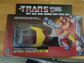 Transformers Hot Rod Reissue Complete With Instructions And Box