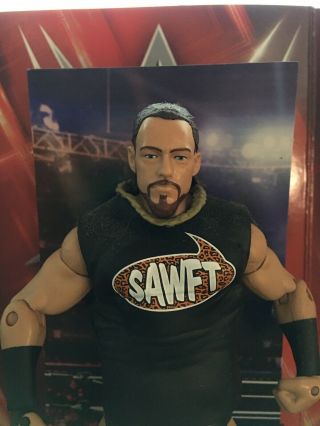 Big Cass Series 49 Elite 2011 Mattel WWE With Stand And Back Drop Card 2