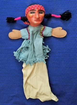 Vintage Handmade Native American Indian Puppet Professional Made Tonto?