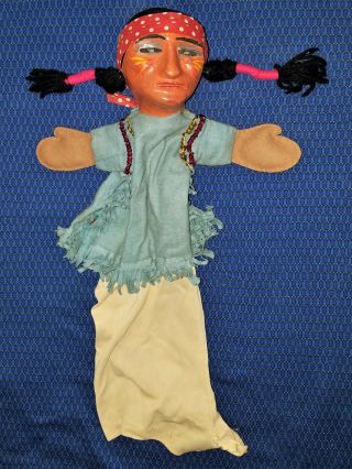 Vintage Handmade NATIVE AMERICAN INDIAN PUPPET professional made Tonto? 2
