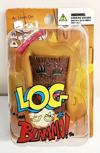Ren And Stimpy Log For Girls From Blammo Action Figure 2004