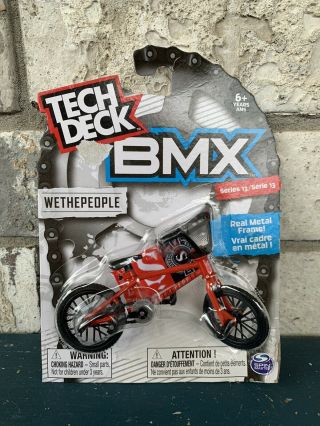 Tech Deck Bmx Series 13 Wethepeople Red Metal Frame Black Tires