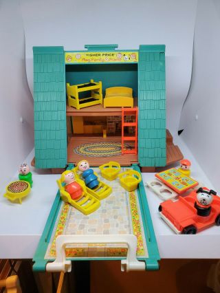 Vintage Fisher Price A Frame Family House