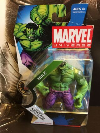Marvel Universe Series 1 Wave 2 Number 013 (fury Files) Green Hulk Nip 2008