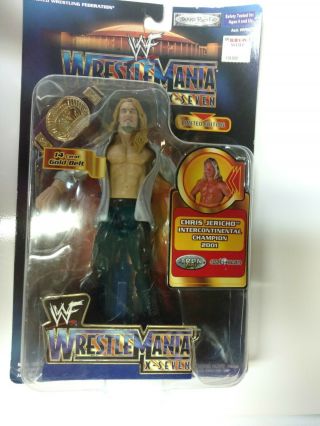 Wwf Wrestlemania X - Seven Chris Jericho Champion (2001) Wwe Jakks Pacific Figure
