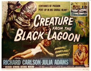 Creature From The Black Lagoon 13 " X 19 " Action Figure Backdrop Photo Poster