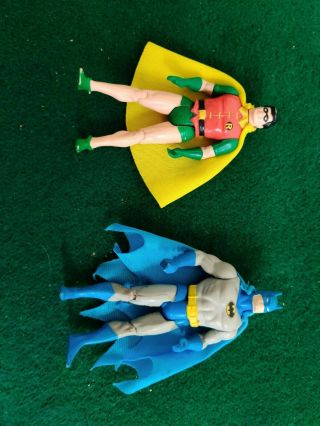 Vintage 1984 Kenner Dc Powers Batman And Robin Action Figures